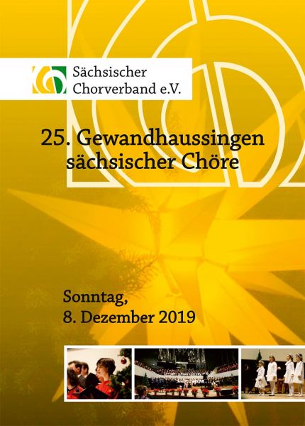 Gewandhaussingen Sächsischer Chöre • 08.12.2019 • Gewandhaus Leipzig